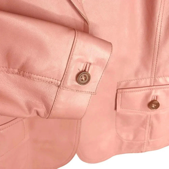 Uniform John Paul Richard Genuine Lame Leather Jacket - Picture 6 of 11